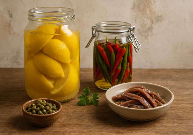 The Mediterranean Pantry: Why Preserved Lemons, Chillies, Anchovies & Capers Belong in an Aussie Summer