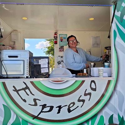 Wake Me Up Coffee Cart