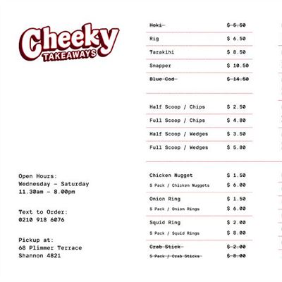 Cheeky Takeaways