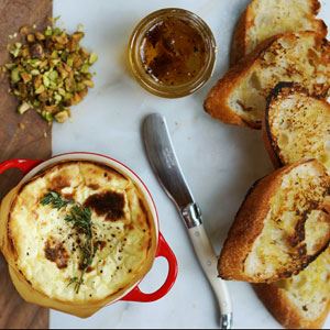 Baked Ricotta Dip with Truffle Honey 