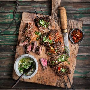 Brazilian Churrasco with Three Sauces - Chef Recipe by Jennifer Joyce
