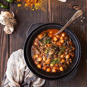 Moroccan Spicy Chickpea Soup