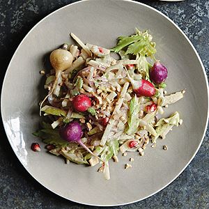 Nashi, Radish, Ginger and Cashews - Chef Recipe by Peter Gordon