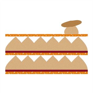 Chestnut and Blackcurrant Mille-Feuilles by Melanie Dupuis and Anne Cazor