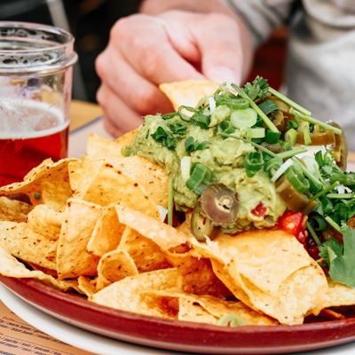 Guacamole with Pickled Jalapenos