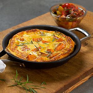 Maggie Beer's Sweet Potato Frittata with Fresh Tomato Salad 