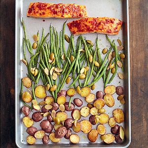 Harissa Salmon - by Molly Shuster 
