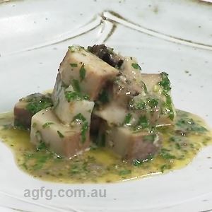 Slow Pan Roasted Abalone - Chef Recipe by Tetsuya Wakuda 