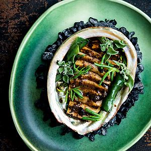 Abalone, Black Bean and Beach Herbs - Chef Recipe by Lennox Hastie