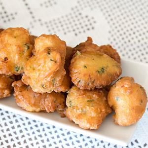 Greek Style Fish Croquettes - Psaro Keftedes 