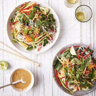 Spicy Thai Noodles with Creamy Peanut Dressing by Bettina Campolucci-Bordi