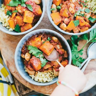 Pumpkin and Chocolate Stew with Millet by David Frenkiel & Luise Vindahl