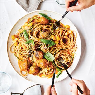 Spaghetti 'N' More Meatballs
