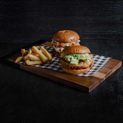 Beer Battered Fish Burger