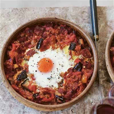 Huevos a la Flamenco