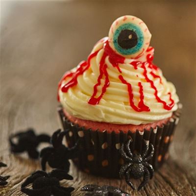 Ghoulish Macadamia Cupcakes