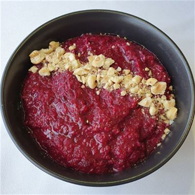 Beetroot Hummus Dip - Chef Recipe by Jake Hayes