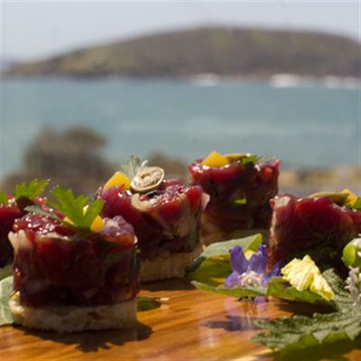 Kangaroo Tartare with Capers, Parsley and Crispy Bread - Chef Recipe by Loic Prouin