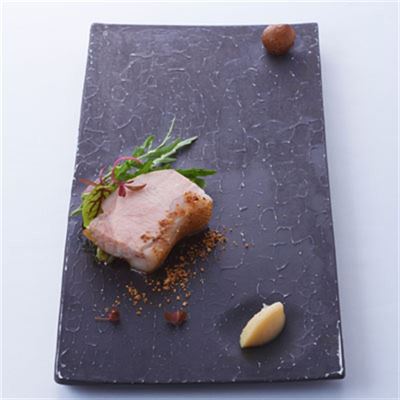 Saddleback Pork with Potato Puree