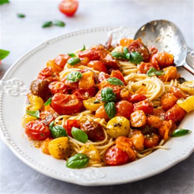 Roasted Cherry Tomato Pasta 