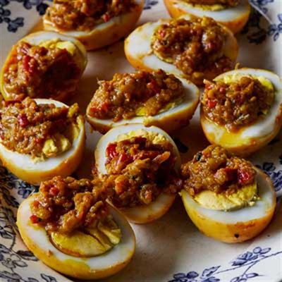 Taluh Mepindang - Spiced Eggs