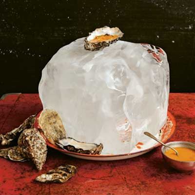 Oysters with Nahm Jim Sauce - Chef Recipe by John Chantarasak.