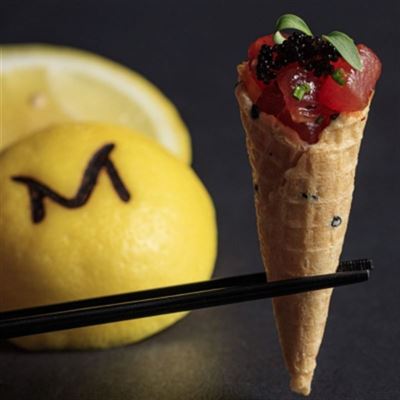 Yellowfin Tuna Cone- Recipe by Chef Tapos Singha