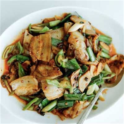 Twice-cooked Pork Belly Stir Fry - Chef Recipe by Louis Tikaram