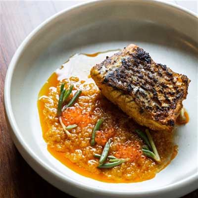 Nepalese Spiced Barramundi - Chef Recipe by Sashim Bhetwal.
