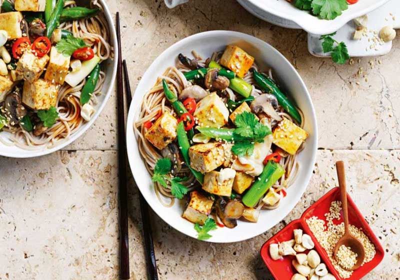 Tofu and Green Bean Stir Fry