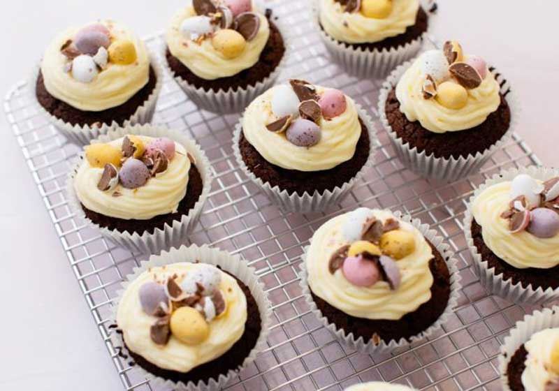 Maple Easter Cupcakes