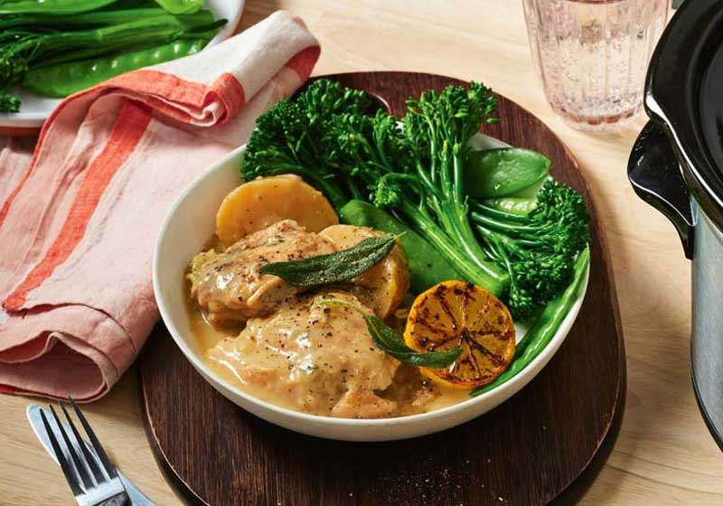 Slow-cooker Lemon Chicken