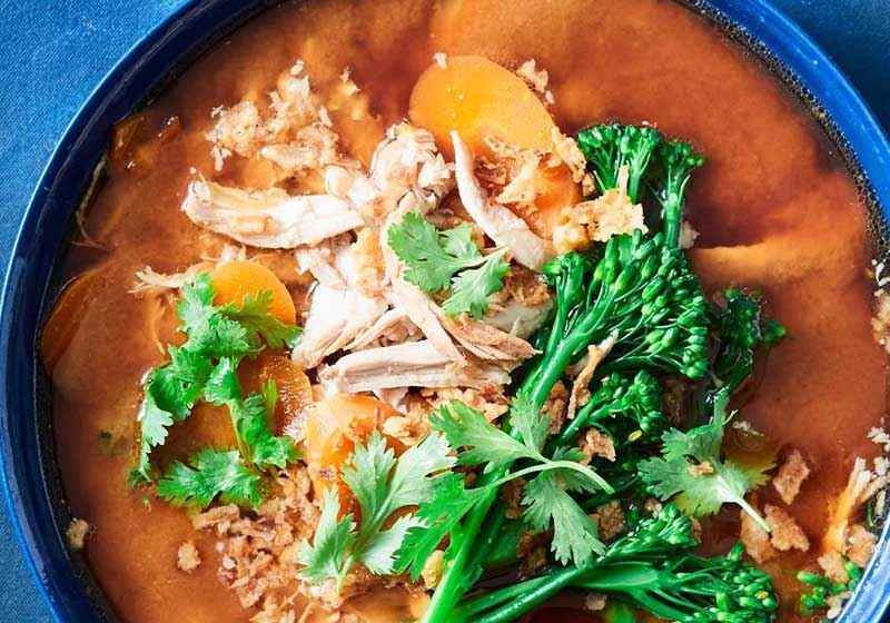 Slow-cooker Chicken Miso Soup