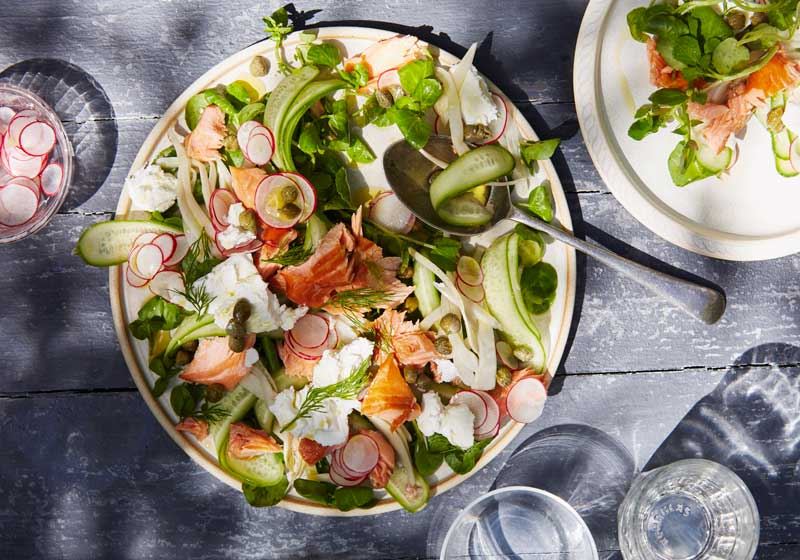 Smoked Trout and Pickled Fennel Salad - Recipe by Amelie Wasiliev