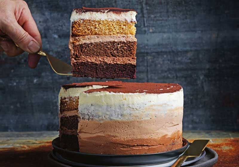 Triple Chocolate Layer Cake