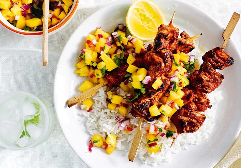 Tandoori Chicken with Mango Salsa