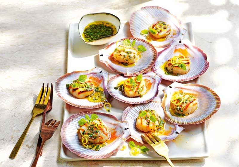 Herbed Scallops