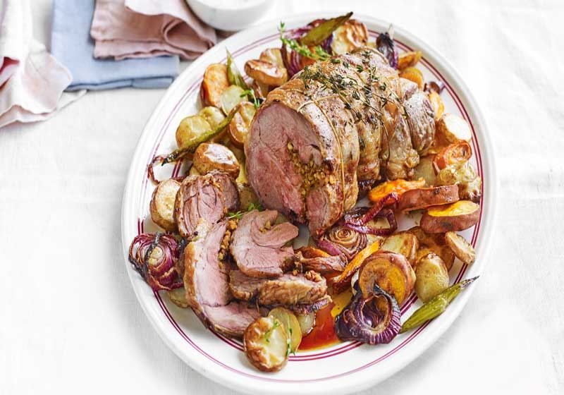 Chilli and Parmesan Roast Lamb