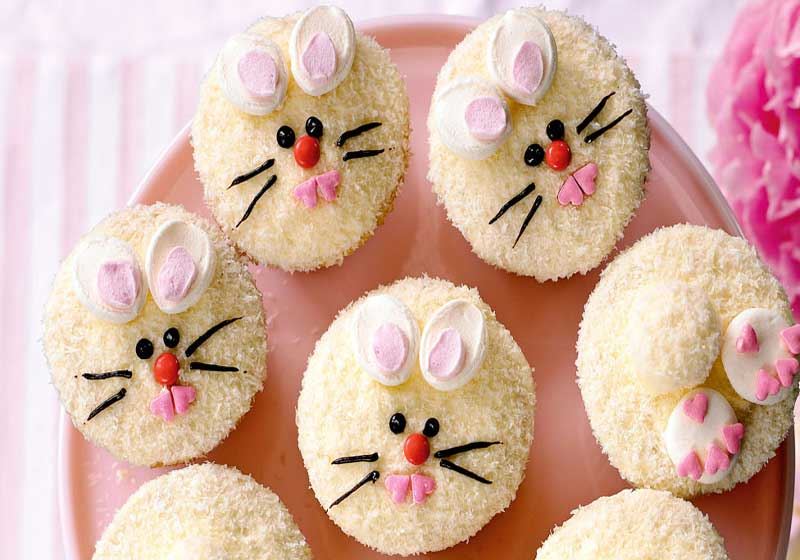 Easter Bunny Cupcakes