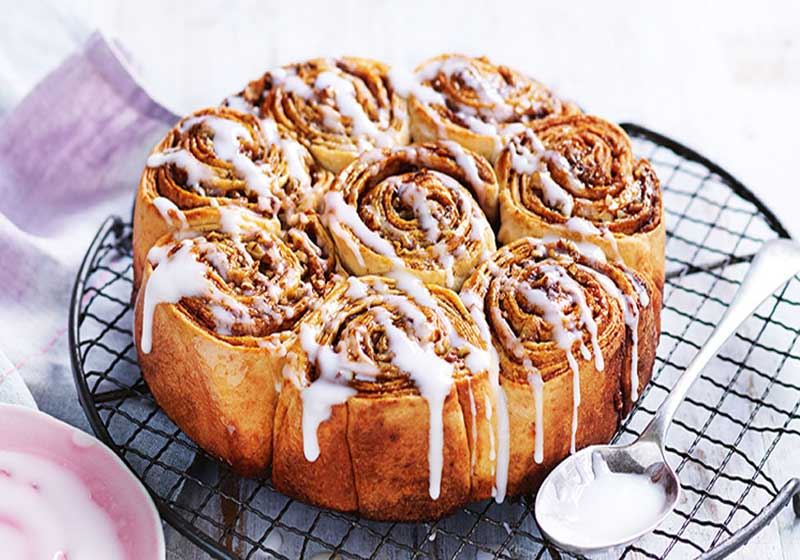 Cinnamon and Pecan Scrolls