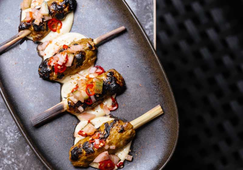 Barramundi and Prawn Tsukune - Chef Recipe by Ben Pienprasop