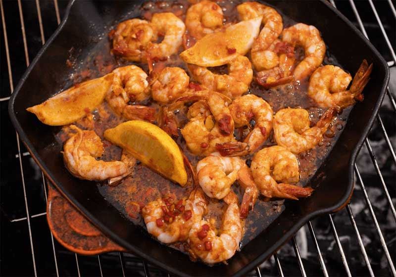 Sizzling Maple King Prawn Skillet - Recipe by Maple from Canada