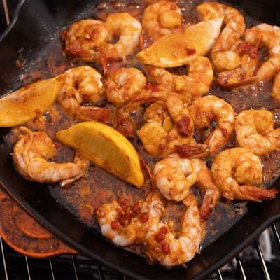 Sizzling Maple King Prawn Skillet - Recipe by Maple from Canada