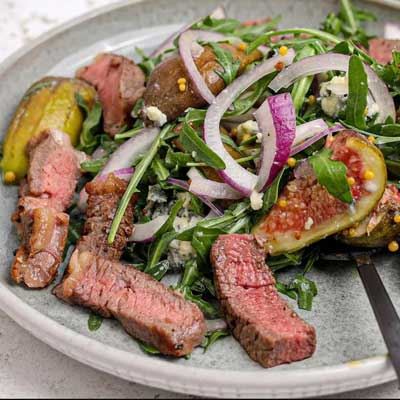 Steak, Blue Cheese and Fig Salad