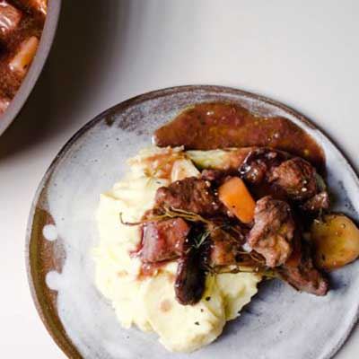 Maple Beef Casserole with Winter Root Vegetables