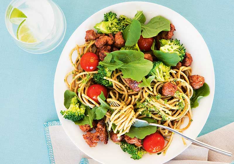 Broccoli and Sausage Spaghetti