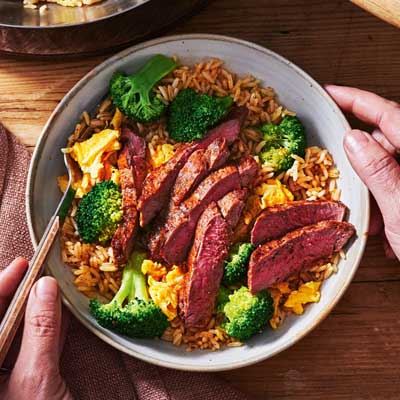 Lamb and Broccoli Fried Rice