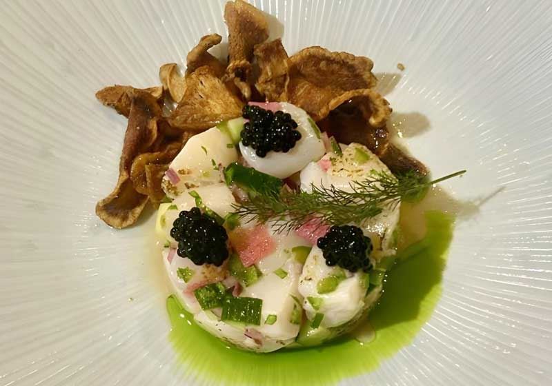 Yuzu Scallop Ceviche - Chef Recipe by Jonathan Hitaka