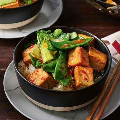 Tofu, Veggie and Chilli Stir-fry