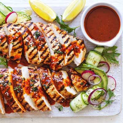 Chicken with Tangy Orange-thyme Marinade